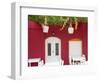 Front of Cafe, Taverna, Symi Island, Dodecanese Islands, Greece-Peter Adams-Framed Photographic Print