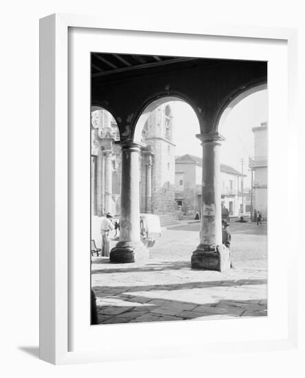 Front of Cathedral, a Bit of Old Havana, Cuba-null-Framed Photo