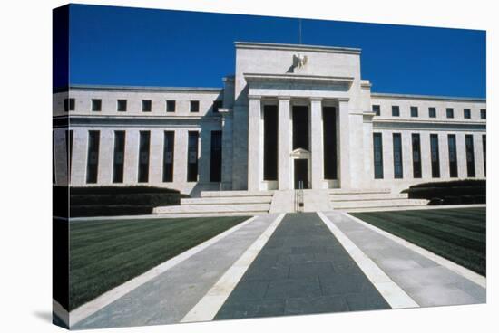 Front of Federal Reserve Building-null-Stretched Canvas