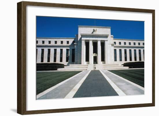 Front of Federal Reserve Building-null-Framed Photographic Print