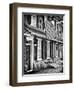 Front of House with an American Flag, Philadelphia, Pennsylvania, US, White Frame-Philippe Hugonnard-Framed Art Print