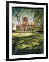 Front of New Trier High School-Alfred Eisenstaedt-Framed Photographic Print