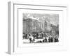 Front of Newgate from the Old Bailey, 1878-null-Framed Giclee Print
