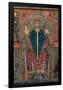 FRONT OF SAN PEDRO DE BOI - (LERIDA) - CENTRAL DETAIL- CHRIST MAGESTAD - CATALAN ROMANESQUE-null-Framed Poster