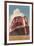 Front of Streamlined Train-null-Framed Art Print