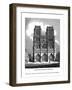 Front of the Cathedral of Notre Dame, 1843-William Frome Smallwood-Framed Giclee Print