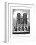 Front of the Cathedral of Notre Dame, 1843-William Frome Smallwood-Framed Giclee Print