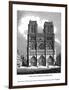 Front of the Cathedral of Notre Dame, 1843-William Frome Smallwood-Framed Giclee Print