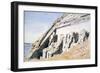 Front of the Great Temple at Abu Simbel, Egypt, C1845-GF Weston-Framed Giclee Print