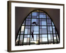 Front of the Kandahar International Airport in Kandahar, Afghanistan-Dave Martin,-Framed Photographic Print