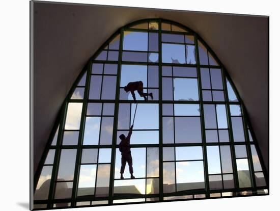 Front of the Kandahar International Airport in Kandahar, Afghanistan-Dave Martin,-Mounted Photographic Print