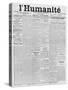Front Page, First Issue of the Newspaper 'L'Humanite', 18th April 1904-French School-Stretched Canvas