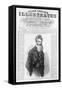 Front Page of Frank Leslie's Illustrated Newspaper with Picture of John Brown, Pub. 1859-null-Framed Stretched Canvas