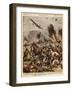 Front Page of 'La Domenica Del Corriere', 1st March 1936-null-Framed Giclee Print