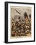 Front Page of 'La Domenica Del Corriere', 1st March 1936-null-Framed Giclee Print