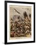 Front Page of 'La Domenica Del Corriere', 1st March 1936-null-Framed Giclee Print