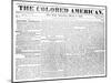 Front Page of 'The Colored American', 4th March, 1867-null-Mounted Giclee Print