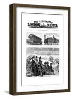 Front Page of the Illustrated London News, 1887-null-Framed Giclee Print