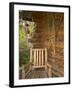 Front Porch of Log House, Athabascan Indian Village, Fairbanks, Alaska, USA-Ellen Clark-Framed Photographic Print