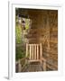 Front Porch of Log House, Athabascan Indian Village, Fairbanks, Alaska, USA-Ellen Clark-Framed Photographic Print