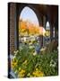 Front Porch of the Hanover Inn, Dartmouth College Green, Hanover, New Hampshire, USA-Jerry & Marcy Monkman-Stretched Canvas