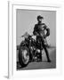 Front Shot of a German Made BMW Motorcycle and Rider-Ralph Crane-Framed Photographic Print