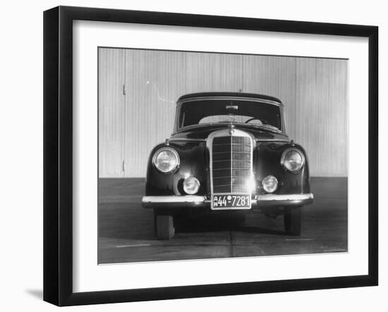 Front Shot of a German Made Mercedes Benz Automobile-Ralph Crane-Framed Photographic Print