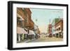 Front Street, Bath, Maine-null-Framed Art Print