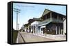 Front Street, Colon, Panama, 1907-null-Framed Stretched Canvas