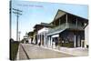 Front Street, Colon, Panama, 1907-null-Stretched Canvas