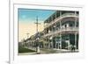 Front Street, Colon, Panama-null-Framed Art Print