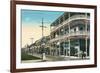 Front Street, Colon, Panama-null-Framed Art Print