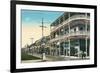 Front Street, Colon, Panama-null-Framed Art Print