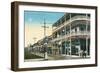 Front Street, Colon, Panama-null-Framed Art Print