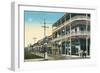 Front Street, Colon, Panama-null-Framed Art Print