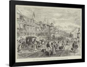 Front Street, Colon, the Seaport of Central America, Recently Destroyed by Fire-Melton Prior-Framed Giclee Print