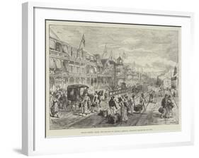 Front Street, Colon, the Seaport of Central America, Recently Destroyed by Fire-Melton Prior-Framed Giclee Print