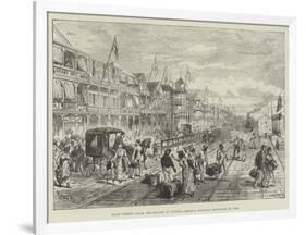 Front Street, Colon, the Seaport of Central America, Recently Destroyed by Fire-Melton Prior-Framed Giclee Print