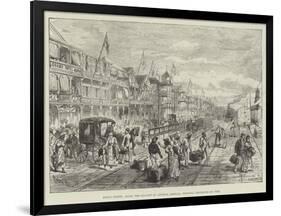 Front Street, Colon, the Seaport of Central America, Recently Destroyed by Fire-Melton Prior-Framed Giclee Print