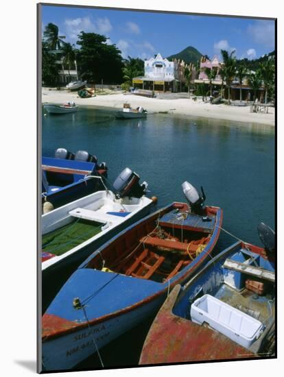 Front Street in Philipsburg, St. Martin, Caribbean-Greg Johnston-Mounted Photographic Print