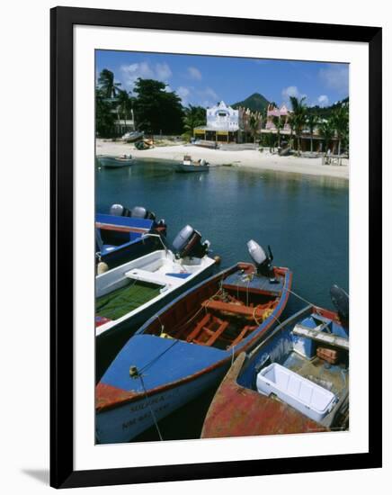 Front Street in Philipsburg, St. Martin, Caribbean-Greg Johnston-Framed Photographic Print