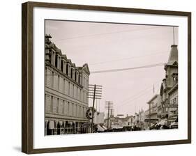 Front Street, Marquette, Mich.-null-Framed Photo