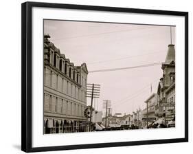 Front Street, Marquette, Mich.-null-Framed Photo