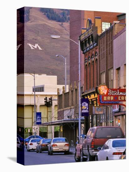 Front Street, Missoula, Montana-Chuck Haney-Stretched Canvas