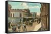 Front Street, Portland, Oregon-null-Framed Stretched Canvas