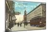 Front Street, Traverse City, Michigan-null-Mounted Art Print