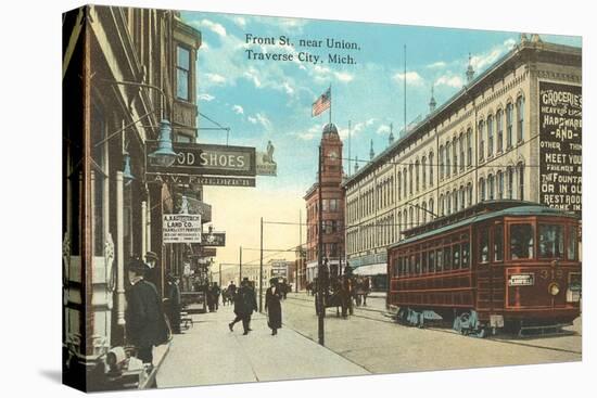 Front Street, Traverse City, Michigan-null-Stretched Canvas