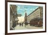 Front Street, Traverse City, Michigan-null-Framed Art Print