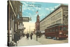 Front Street, Traverse City, Michigan-null-Stretched Canvas