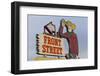 Front Street Western Town, Ogallala, Nebraska, USA-Walter Bibikow-Framed Photographic Print